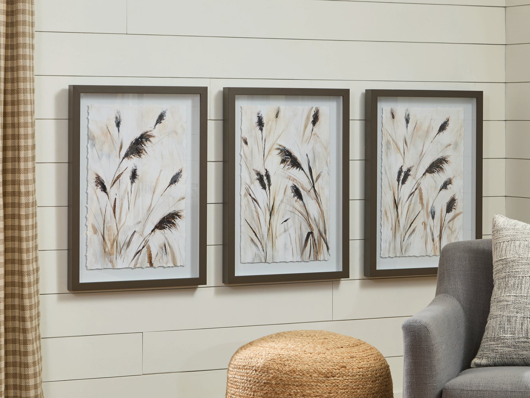 Sam's Furniture - Ashley Furniture - Honslow Wall Decor - Wall Art Set (3/CN) / Brown/Black/White - A8000506