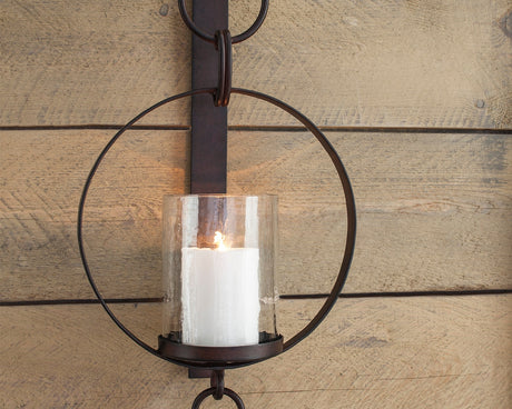 Sam's Furniture - Ashley Furniture - Ogaleesha Wall Decor - Wall Sconce / Brown - A8010036