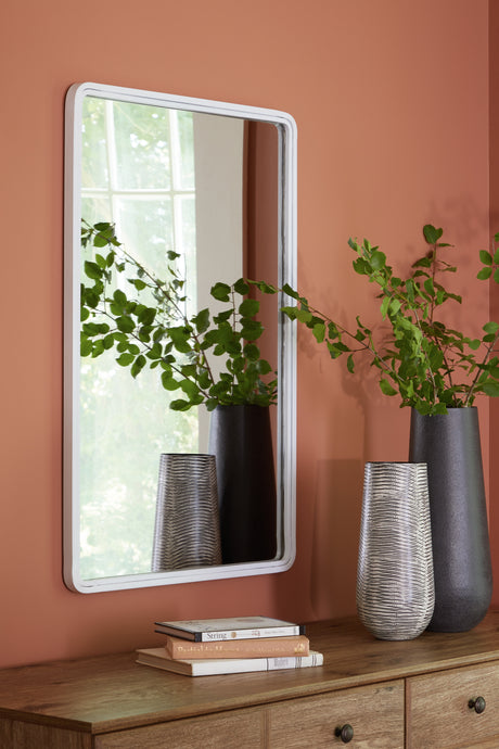 Sam's Furniture - Ashley Furniture - Brocky Mirror - Accent Mirror / White - A8010293