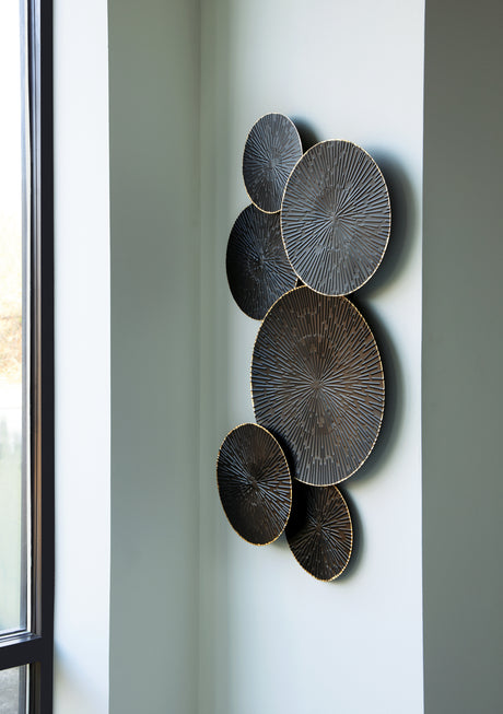 Sam's Furniture - Ashley Furniture - Rhetlen Wall Decor - Wall Decor / Black/Gold Finish - A8010301