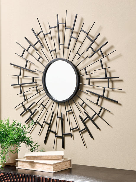 Sam's Furniture - Ashley Furniture - Garrenworth Mirror - Accent Mirror / Black - A8010391
