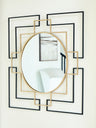 Sam's Furniture - Ashley Furniture - Oceanal Mirror - Accent Mirror / Black/Gold Finish - A8010394
