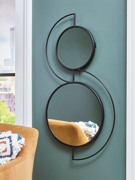 Sam's Furniture - Ashley Furniture - Shayham Mirror - Accent Mirror / Black - A8010402