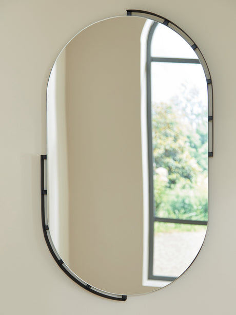 Sam's Furniture - Ashley Furniture - Valkings Mirror - Accent Mirror / Black - A8010403