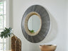 Sam's Furniture - Ashley Furniture - Dallmen Mirror - Accent Mirror / Black/Gold Finish - A8010407