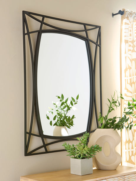 Sam's Furniture - Ashley Furniture - Freenville Mirror - Accent Mirror / Black - A8010408