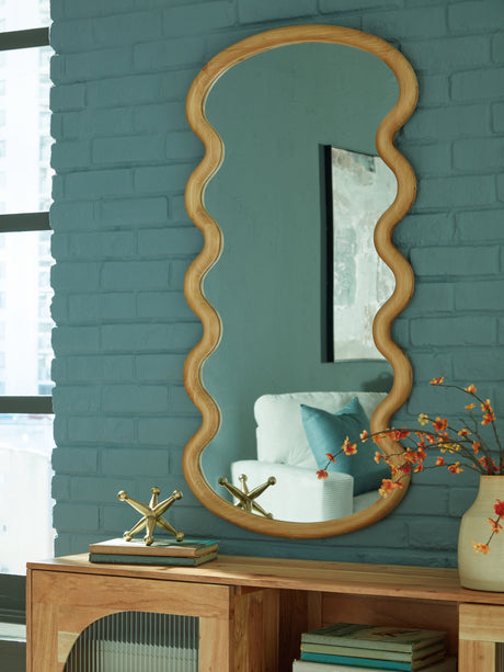 Sam's Furniture - Ashley Furniture - Serendis Mirror - Accent Mirror / Brown - A8010412