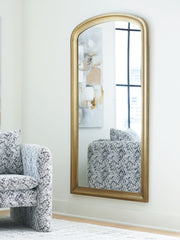 Sam's Furniture - Ashley Furniture - Fintan Mirror - Floor Mirror / Gold Finish - A8010436