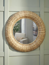 Sam's Furniture - Ashley Furniture - Briggsburg Mirror - Accent Mirror / Natural - A8010437