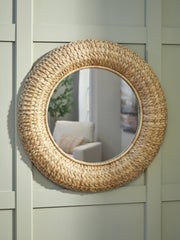 Sam's Furniture - Ashley Furniture - Briggsburg Mirror - Accent Mirror / Natural - A8010437