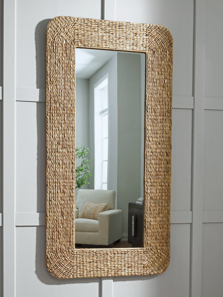 Sam's Furniture - Ashley Furniture - Norigan Mirror - Floor Mirror / Natural - A8010438