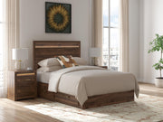 Sam's Furniture - Ashley Furniture - Janfyn Bedroom - Full Panel  Bed with 2 Sided Storage / Brown - PCB1010B17