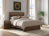Sam's Furniture - Ashley Furniture - Janfyn Bedroom - Queen Panel Bed / Brown - PCB1010B2