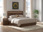 Sam's Furniture - Ashley Furniture - Janfyn Bedroom - King Panel Bed with Storage / Brown - PCB1010B9