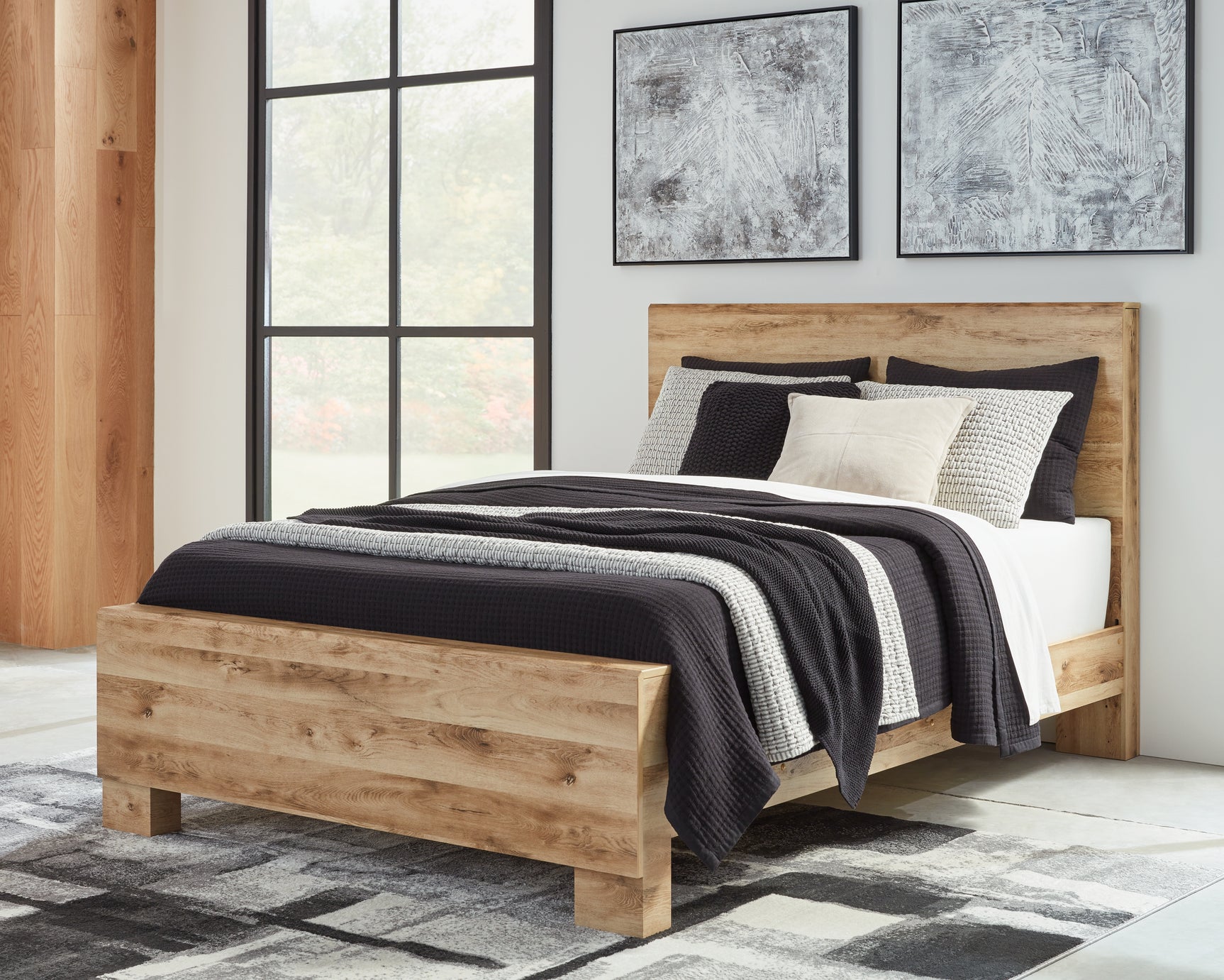 Sam's Furniture - Ashley Furniture - Hyanna Bedroom - Queen Panel Bed / Tan Brown - B1050B2