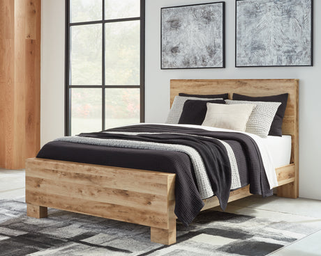 Sam's Furniture - Ashley Furniture - Hyanna Bedroom - Queen Panel Bed / Tan Brown - B1050B2