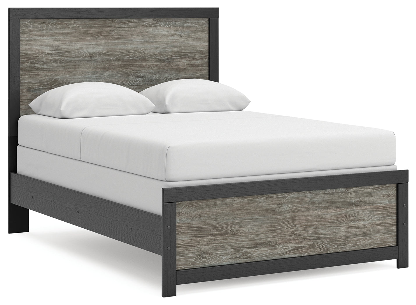 Sam's Furniture - Ashley Furniture - Broachmyn Bedroom - Full Panel Bed / Black/Gray - PCB1118B9