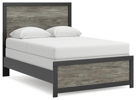 Sam's Furniture - Ashley Furniture - Broachmyn Bedroom - Full Panel Bed / Black/Gray - PCB1118B9