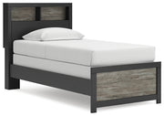 Sam's Furniture - Ashley Furniture - Broachmyn Bedroom - Twin Bookcase Bed / Black/Gray - PCB1118B12