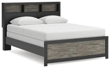 Sam's Furniture - Ashley Furniture - Broachmyn Bedroom - Queen Bookcase Bed / Black/Gray - PCB1118B2