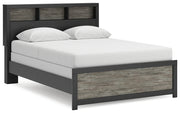 Sam's Furniture - Ashley Furniture - Broachmyn Bedroom - Queen Bookcase Bed / Black/Gray - PCB1118B2