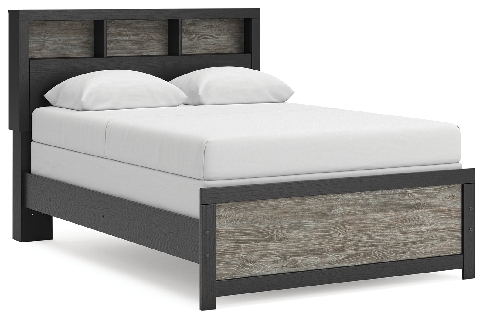Sam's Furniture - Ashley Furniture - Broachmyn Bedroom - Full Bookcase Bed / Black/Gray - PCB1118B13