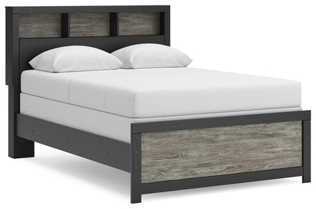 Sam's Furniture - Ashley Furniture - Broachmyn Bedroom - Full Bookcase Bed / Black/Gray - PCB1118B13