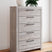 Sam's Furniture - Ashley Furniture - Broachmyn Bedroom - Five Drawer Chest / Gray - PCB1120-46