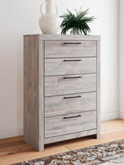 Sam's Furniture - Ashley Furniture - Broachmyn Bedroom - Five Drawer Chest / Gray - PCB1120-46