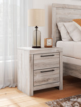 Sam's Furniture - Ashley Furniture - Broachmyn Bedroom - Two Drawer Night Stand / Gray - PCB1120-92