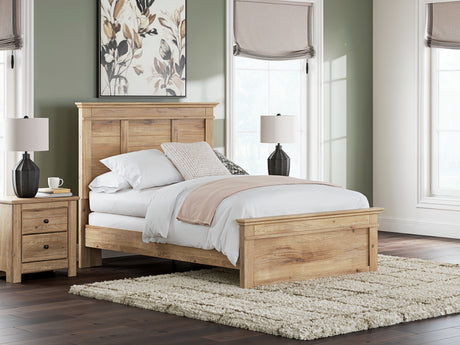 Sam's Furniture - Ashley Furniture - Makidern Bedroom - Full Panel Bed / Tan - PCB1170B19