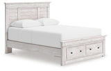 Sam's Furniture - Ashley Furniture - Makidern Bedroom - Queen Panel Storage Bed - PCB1171B4