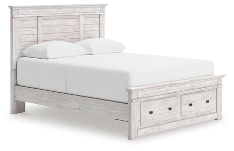 Sam's Furniture - Ashley Furniture - Makidern Bedroom - Queen Panel Storage Bed - PCB1171B4