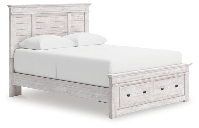 Sam's Furniture - Ashley Furniture - Makidern Bedroom - Queen Panel Storage Bed - PCB1171B4
