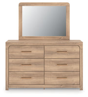 Sam's Furniture - Ashley Furniture - Kinlanni Bedroom - Dresser and Mirror / Tan - PCB1360B1