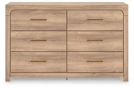 Sam's Furniture - Ashley Furniture - Kinlanni Bedroom - Six Drawer Dresser / Tan - PCB1360-31