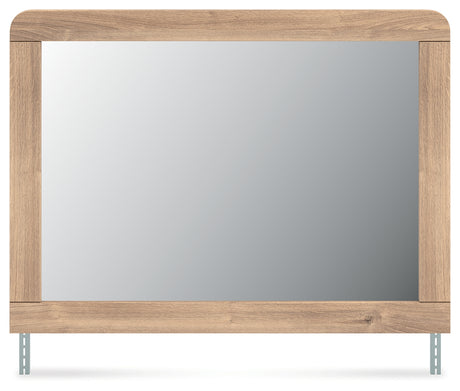 Sam's Furniture - Ashley Furniture - Kinlanni Bedroom - Bedroom Mirror / Tan - PCB1360-36