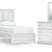 Sam's Furniture - Ashley Furniture - Bostwick Shoals Twin Panel Bed, Dresser, Mirror and Nightstand - Twin Panel Bed, Dresser, Mirror and Nightstand - B139B60