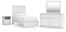 Sam's Furniture - Ashley Furniture - Bostwick Shoals Twin Panel Bed, Dresser, Mirror and Nightstand - Twin Panel Bed, Dresser, Mirror and Nightstand - B139B60