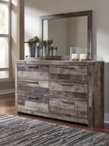 Sam's Furniture - Ashley Furniture - Derekson Bedroom - Bedroom Mirror / Multi Gray - B200-36