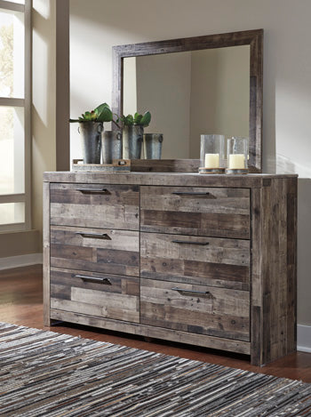 Sam's Furniture - Ashley Furniture - Derekson Bedroom - Bedroom Mirror / Multi Gray - B200-36