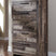 Sam's Furniture - Ashley Furniture - Derekson Bedroom - King Panel Bed with 2 Side Storage / Multi Gray - B200B44