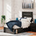 Sam's Furniture - Ashley Furniture - Hollivern Bedroom - Dresser and Mirror / Dark Gray - PCB2108B1