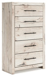 Sam's Furniture - Ashley Furniture - Lawroy Bedroom - Full Panel Bed with Storage / Light Natural - B2310B42