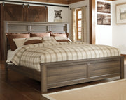 Sam's Furniture - Ashley Furniture - Juararo Bedroom - California King Panel Bed / Dark Brown - B251B14