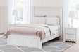 Sam's Furniture - Ashley Furniture - Mollviney Bedroom - Two Drawer Night Stand / White - B2540-92