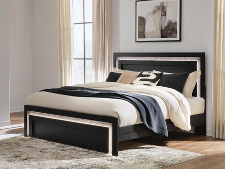 Sam's Furniture - Ashley Furniture - Brizmore Bedroom - King Panel Bed / Black - PCB2611B17