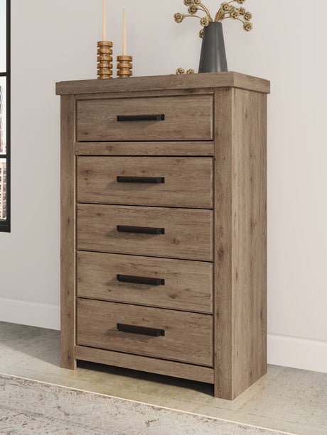 Sam's Furniture - Ashley Furniture - Oliandon Bedroom - Five Drawer Chest - PCB2844-46