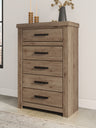 Sam's Furniture - Ashley Furniture - Oliandon Bedroom - Five Drawer Chest - PCB2844-46