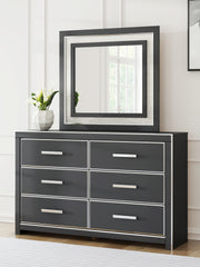 Sam's Furniture - Ashley Furniture - Zuraleus Bedroom - Dresser and Mirror / Black - PCB3380B1